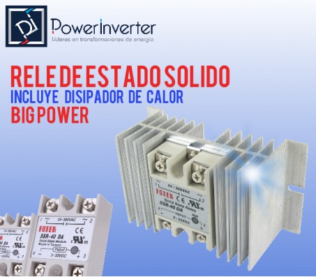 RELÉ DE ESTADO SÓLIDO 5-250VDC /3-32VDC 40A SSR-40DD
